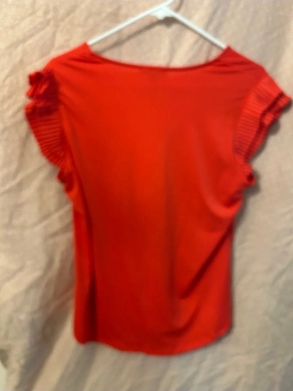 Adrianna Papell Women’s Red Top Medium NWT - Picture 5 of 5